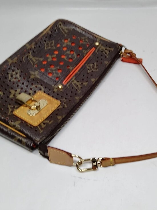 Authentic Louis Vuitton Pochette Accessoires Perforated Monogram Bag - Picture 7 of 16